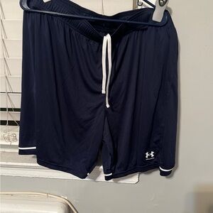 Under Armour Men's Dark Blue Athletic Shorts never worn no tags 3xl